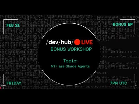 Learn to build NEAR Shade Agents with Proximity Labs thumbnail